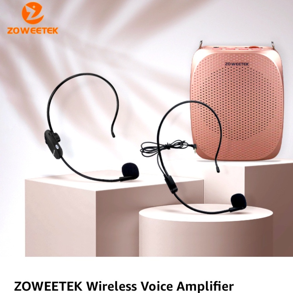 NWOT ZOWEETEK Voice Amplifier Microphone Headset
